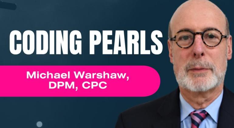 Coding Pearls - Recoupment from Retired Podiatrist